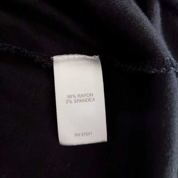 J.Jill Long Sleeve Geometric Print A-Line Dress Black Size M with Pockets - Picture 9 of 9